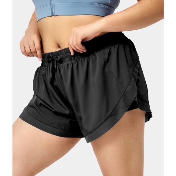 Halara Pants - Halara Drawstring Contrast Flowy Mesh 2-in-1 Shorts Size S NWT